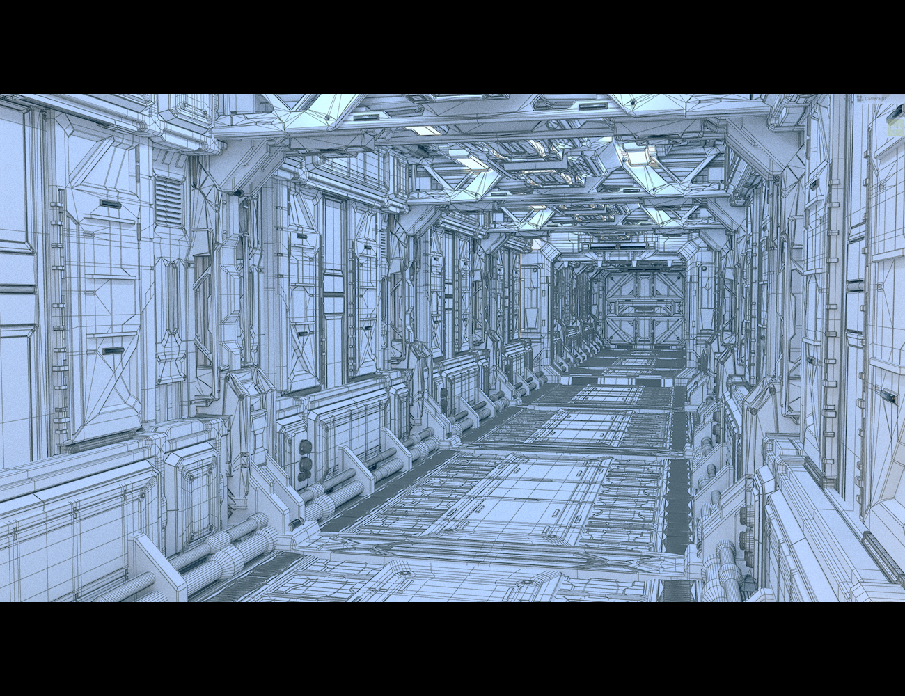 Sci-Fi Reactor Corridor by: Polish, 3D Models by Daz 3D