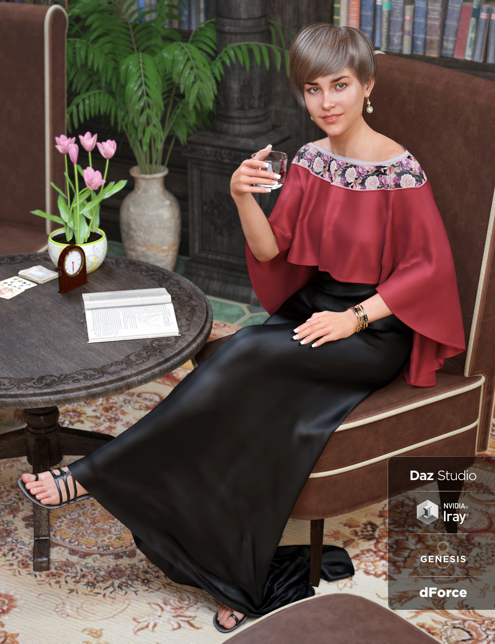 dForce Catherine Outfit for Genesis 8 Females dForce Catherine Outfit for Genesis 8 Females by: PandyGirl, 3D Models by Daz 3D