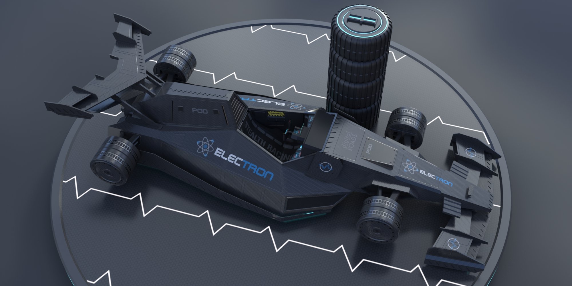 Electron Stealth Car Electron Stealth Car by: FToRi, 3D Models by Daz 3D