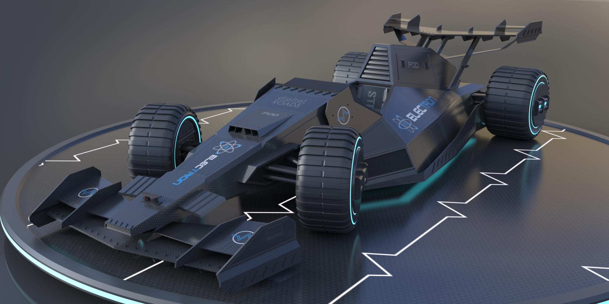 Electron Stealth Car by: FToRi, 3D Models by Daz 3D
