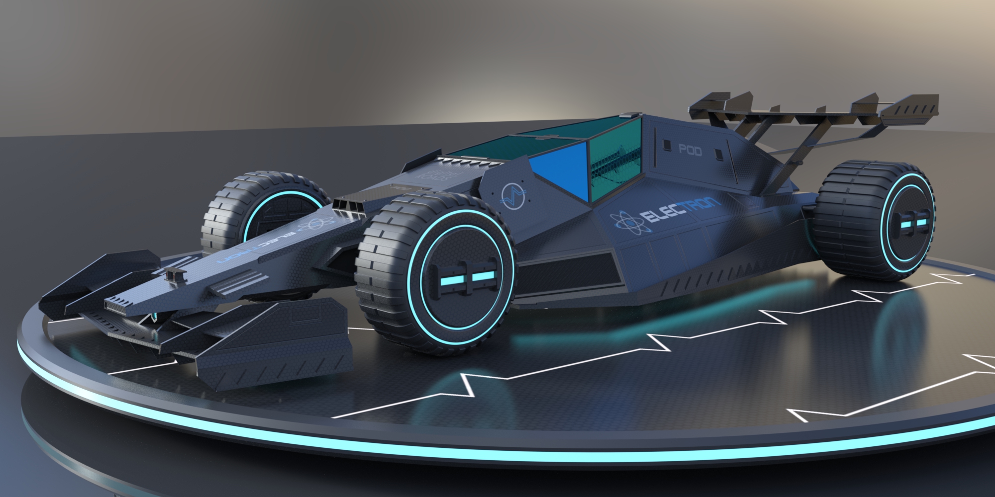 Electron Stealth Car Electron Stealth Car by: FToRi, 3D Models by Daz 3D