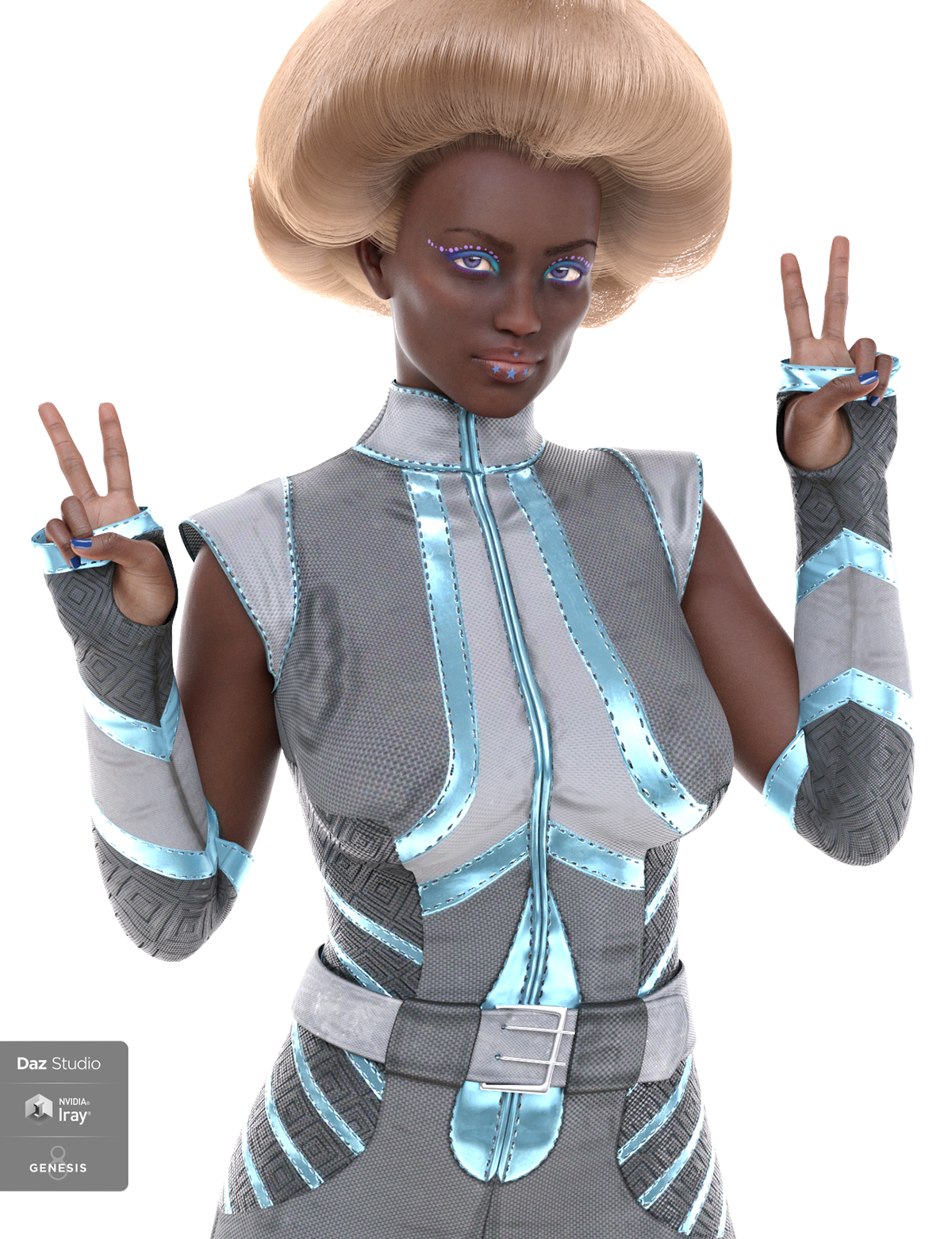 Amahle for Genesis 8 Female by: Eva1, 3D Models by Daz 3D
