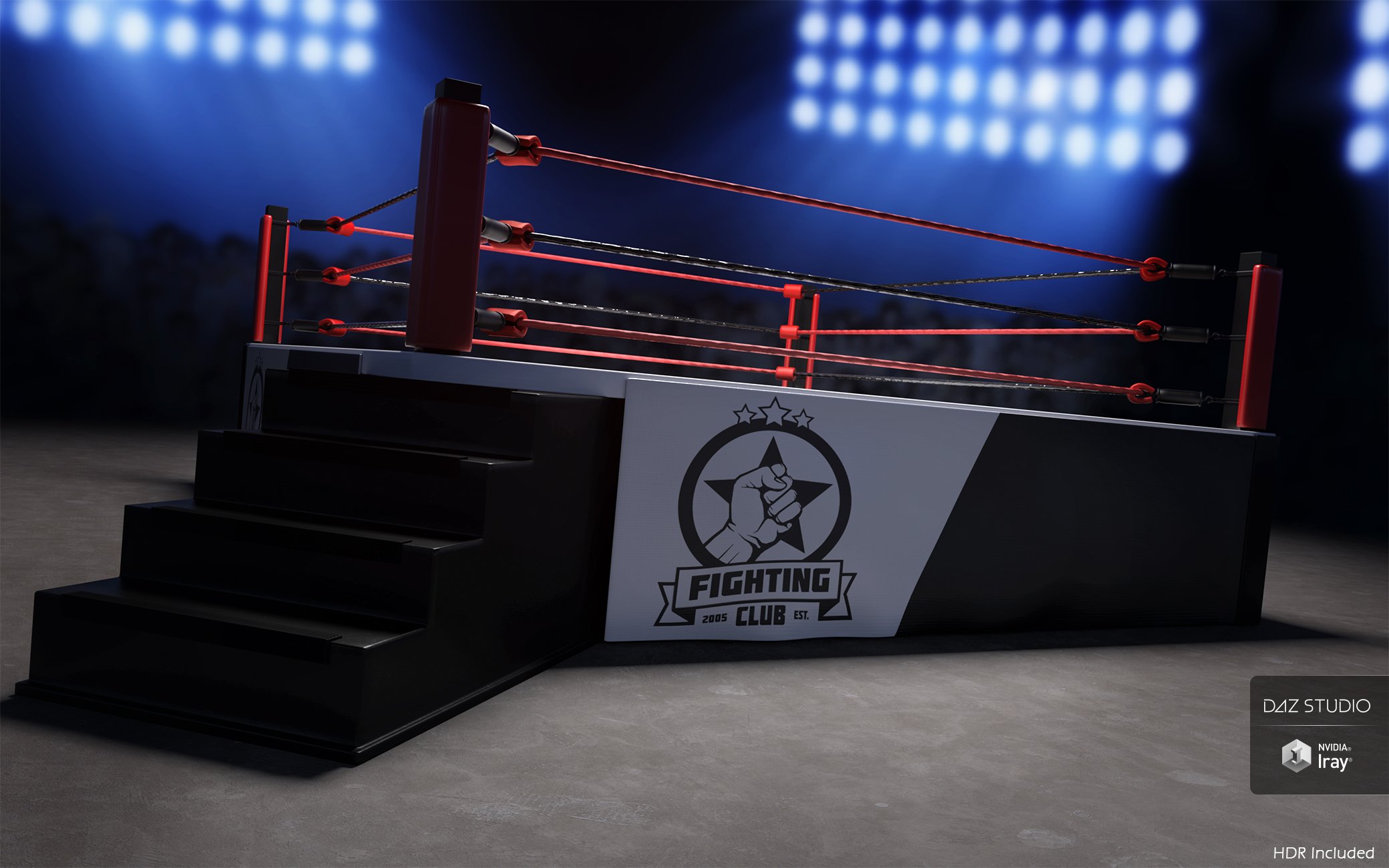 The Fighting Ring by: SR3, 3D Models by Daz 3D