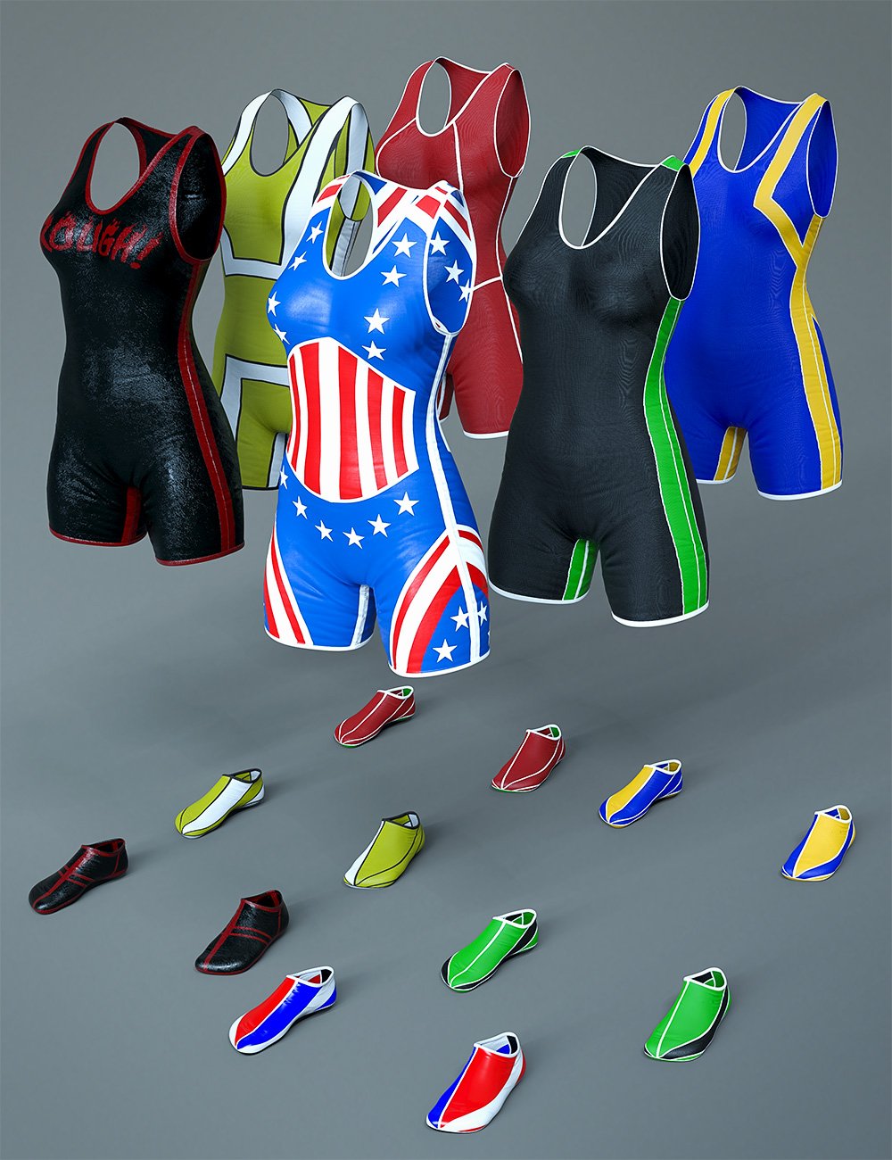 Amateur Wrestler Outfit Textures Amateur Wrestler Outfit Textures by: Sixus1 Media, 3D Models by Daz 3D