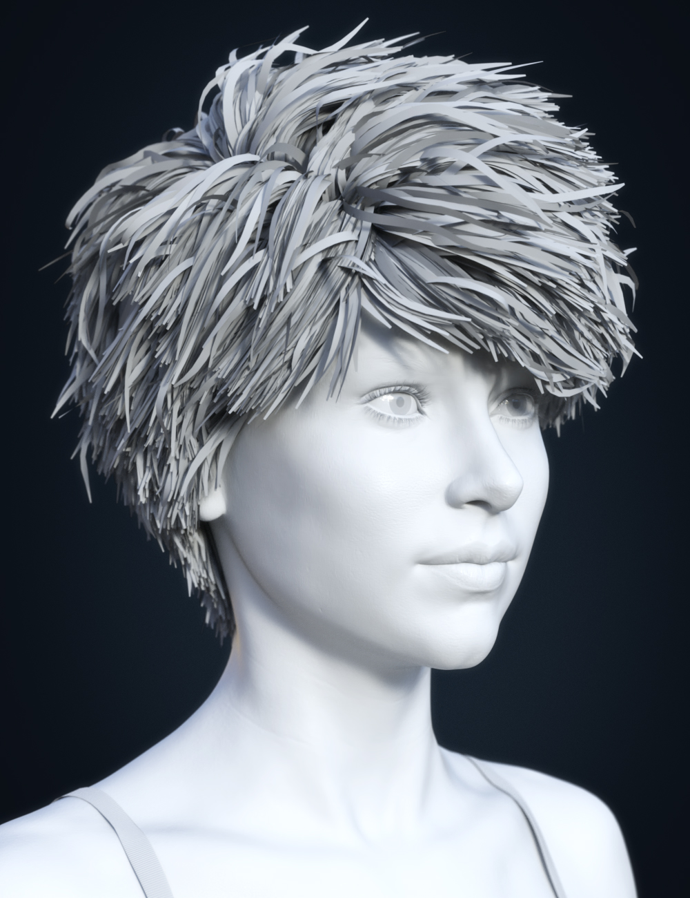 SP Hair 012 for Genesis 3 and 8 Female(s) by: Sarah Payne, 3D Models by Daz 3D