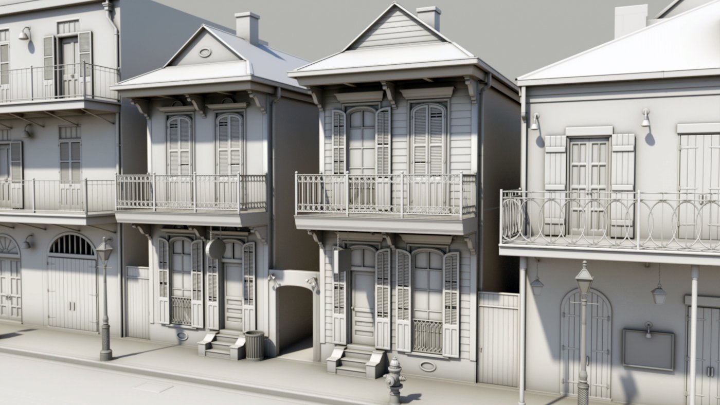 SW French Quarter - Chrizzler's Corner by: SloshWerks, 3D Models by Daz 3D