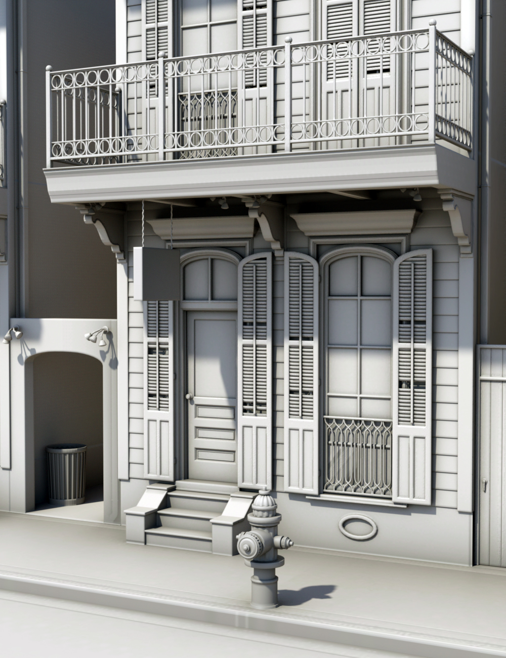 SW French Quarter - Chrizzler's Corner SW French Quarter - Chrizzler's Corner by: SloshWerks, 3D Models by Daz 3D