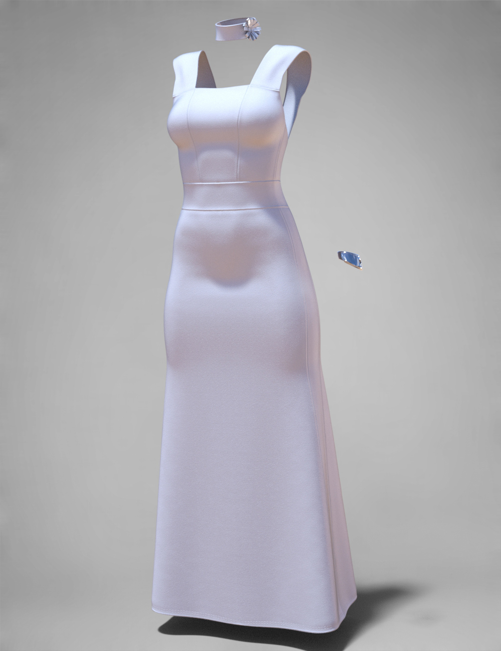 dForce COG Evening Dress for Genesis 8 Female(s) by: CatOnGlade, 3D Models by Daz 3D
