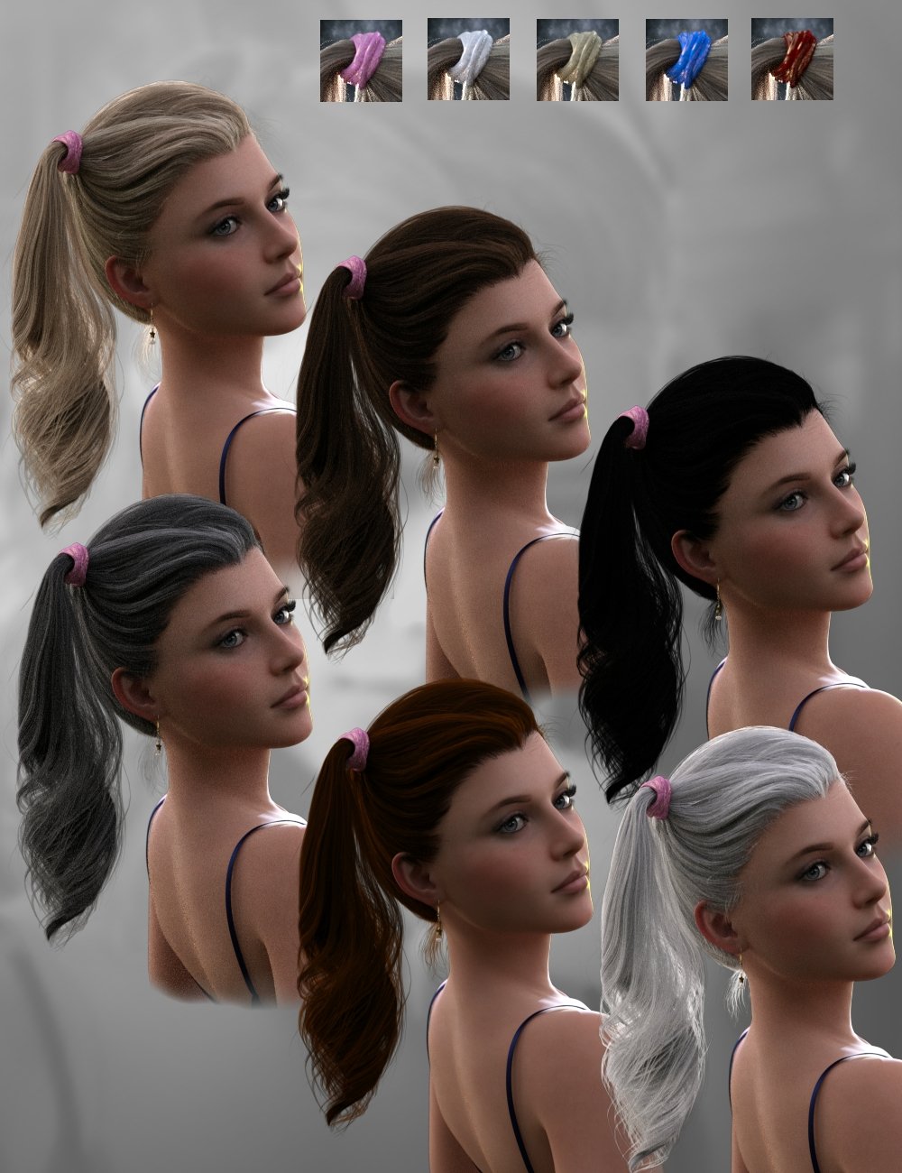 Kelya Side Ptail Set for Genesis 8 Female(s) Kelya Side Ptail Set for Genesis 8 Female(s) by: Neftis3D, 3D Models by Daz 3D