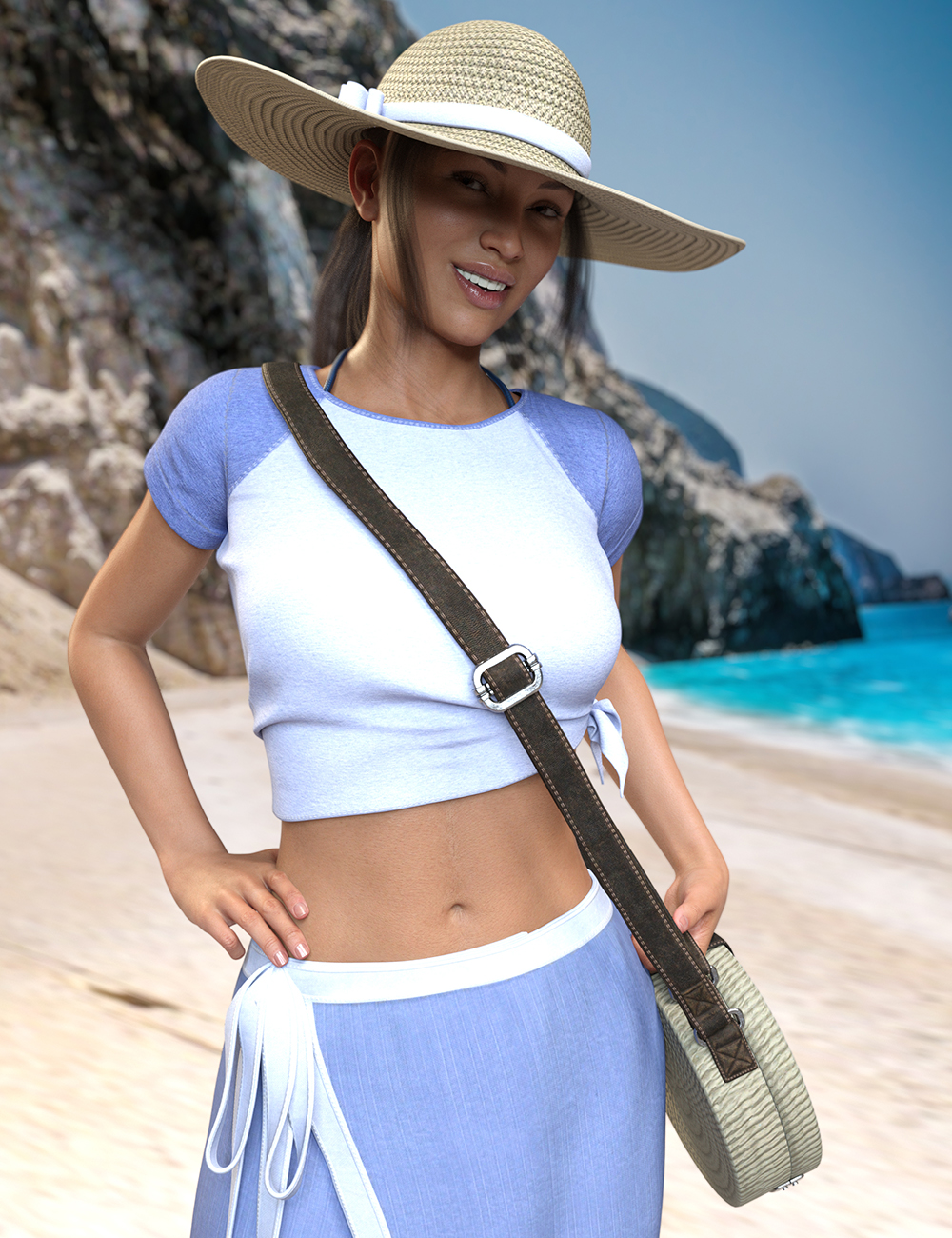 It’s Always Summer Outfit for Genesis 8 Females Daz 3D