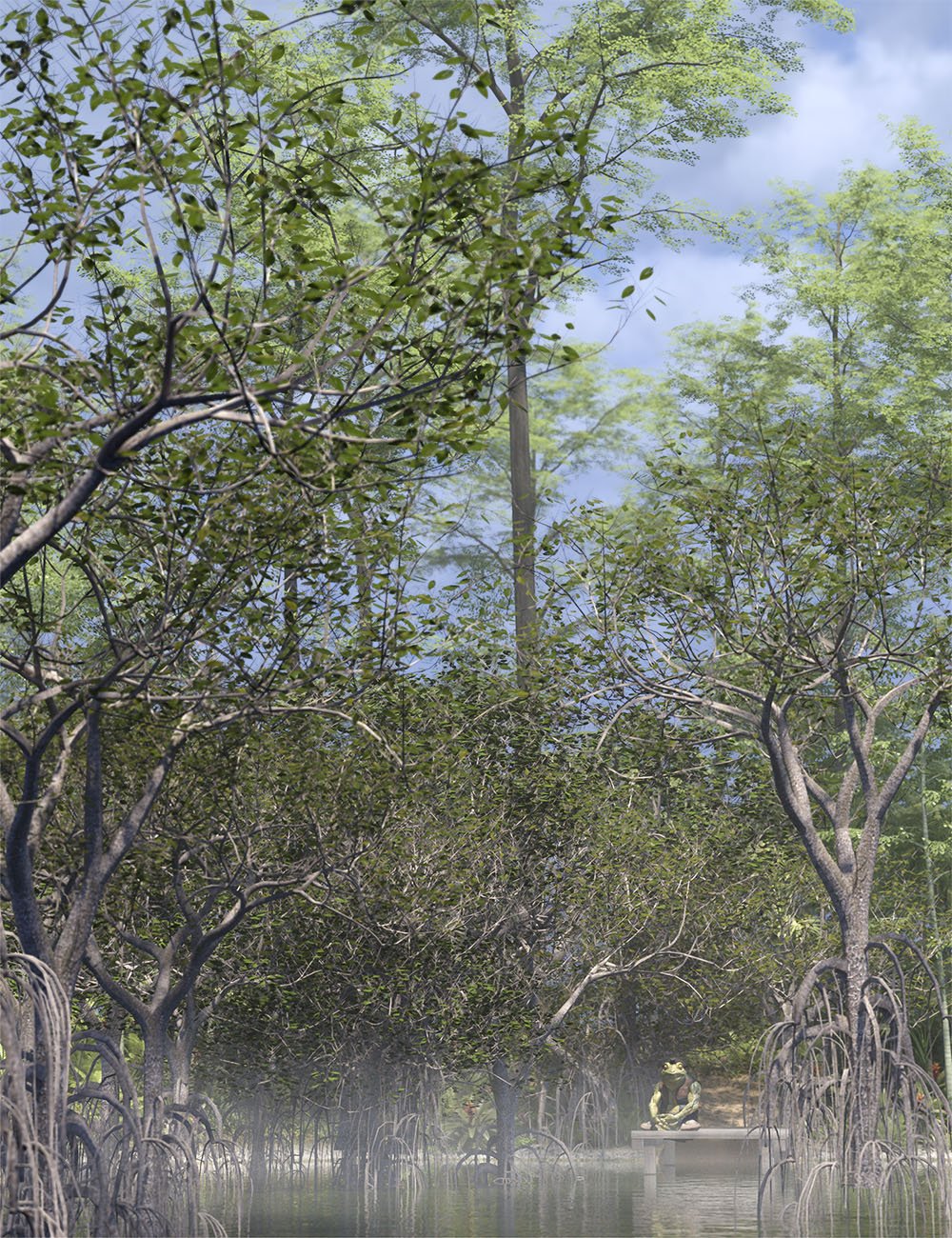 Low Resolution Tropical Trees and Shrubs Low Resolution Tropical Trees and Shrubs by: MartinJFrost, 3D Models by Daz 3D