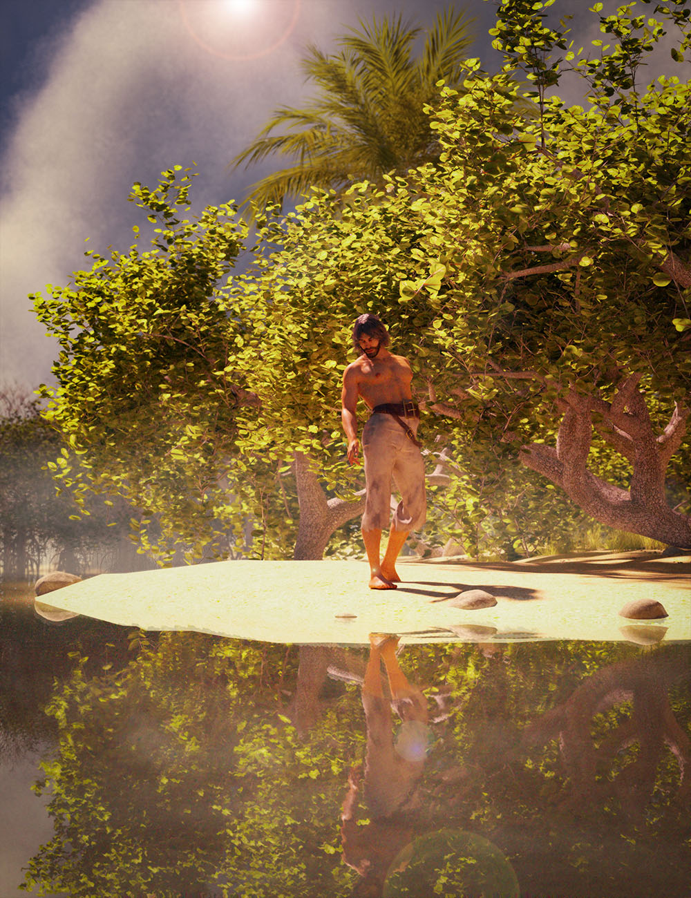 Low Resolution Tropical Trees and Shrubs Low Resolution Tropical Trees and Shrubs by: MartinJFrost, 3D Models by Daz 3D