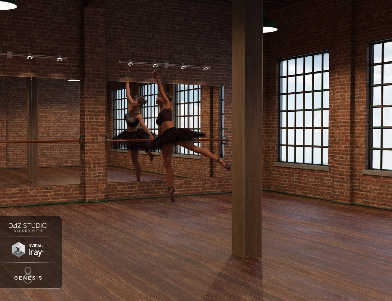 Factory Loft Space Factory Loft Space by: Rascal3D, 3D Models by Daz 3D