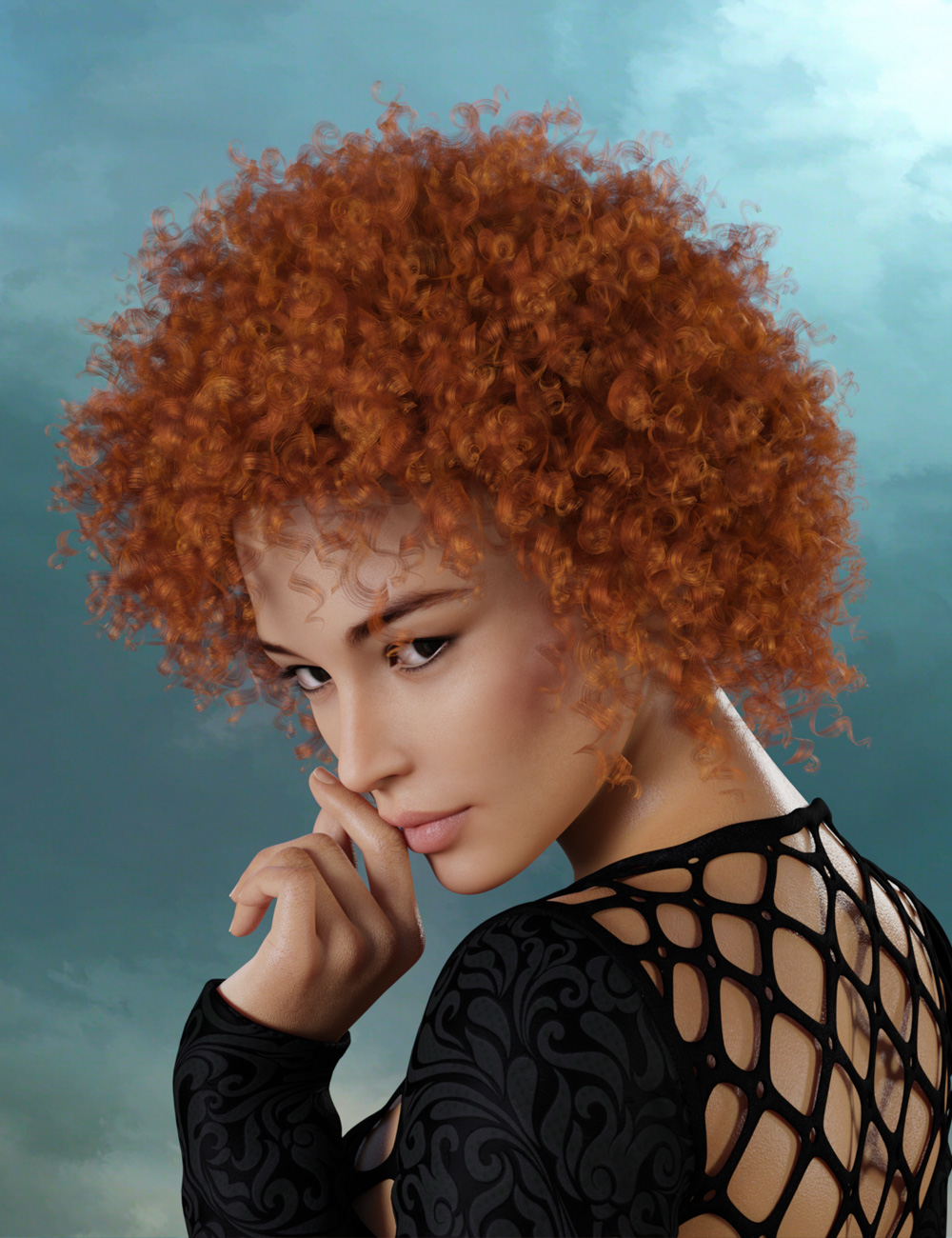 Yara Hair for Genesis 8 by: Prae, 3D Models by Daz 3D