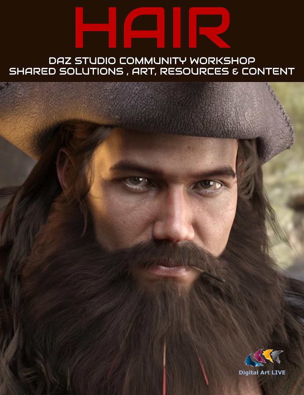 HAIR : Community Workshop Tutorial by: Digital Art Live, 3D Models by Daz 3D