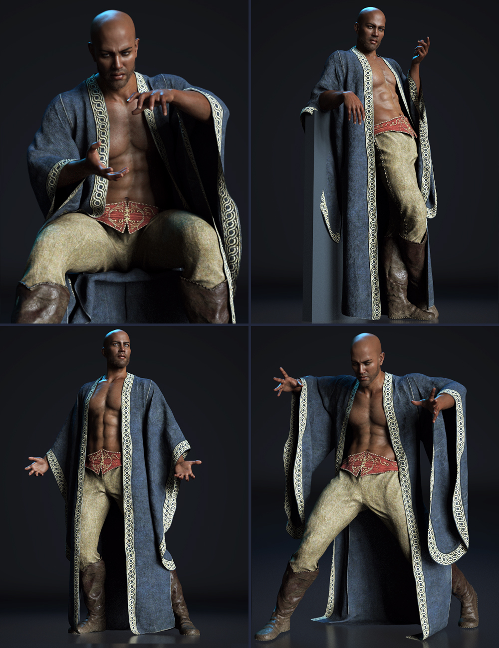 Wicked Sorcerer Poses for Genesis 8 Male Wicked Sorcerer Poses for Genesis 8 Male by: 3D Sugar, 3D Models by Daz 3D