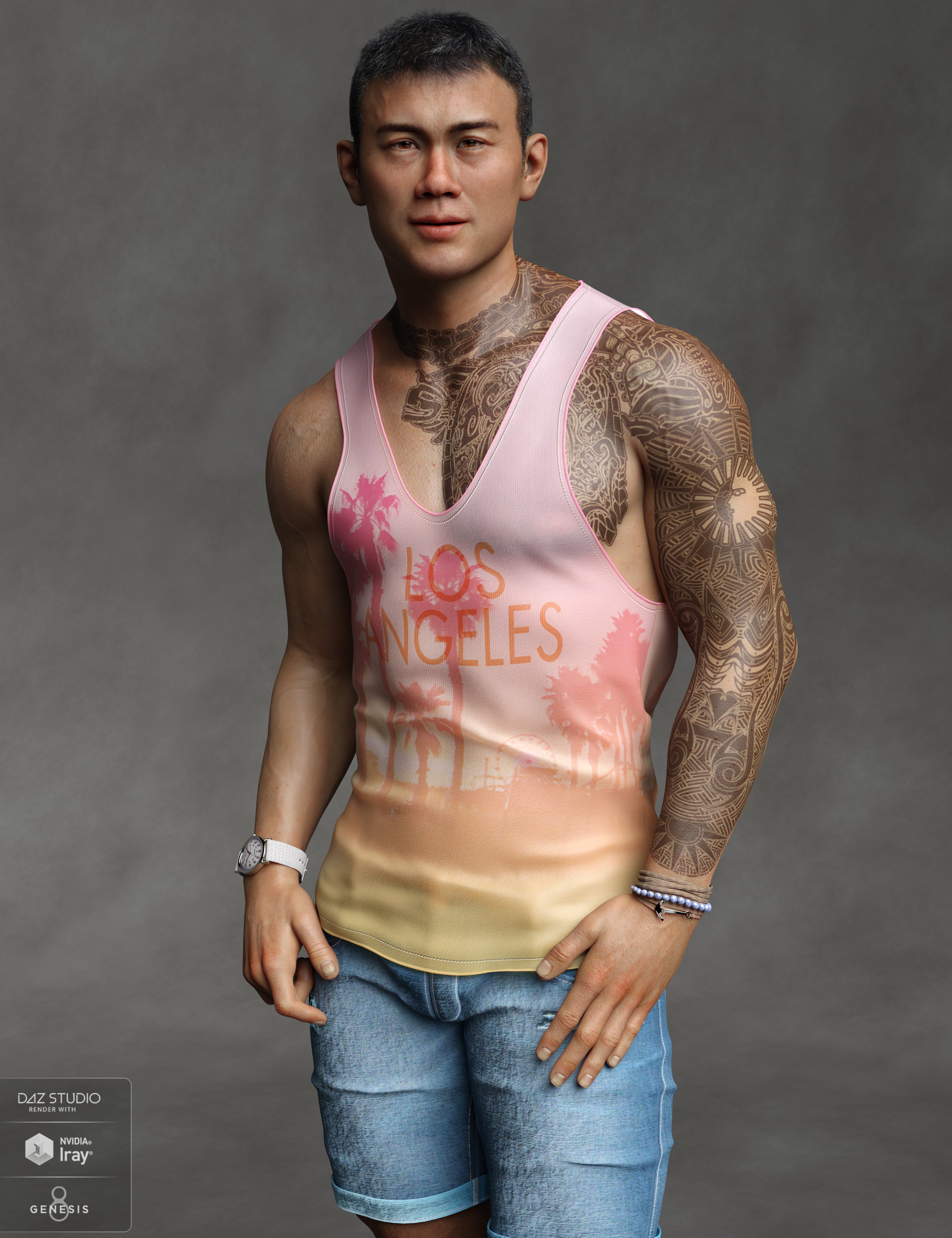 Tamati HD for Kwan 8 Tamati HD for Kwan 8 by: EmrysMorris, 3D Models by Daz 3D
