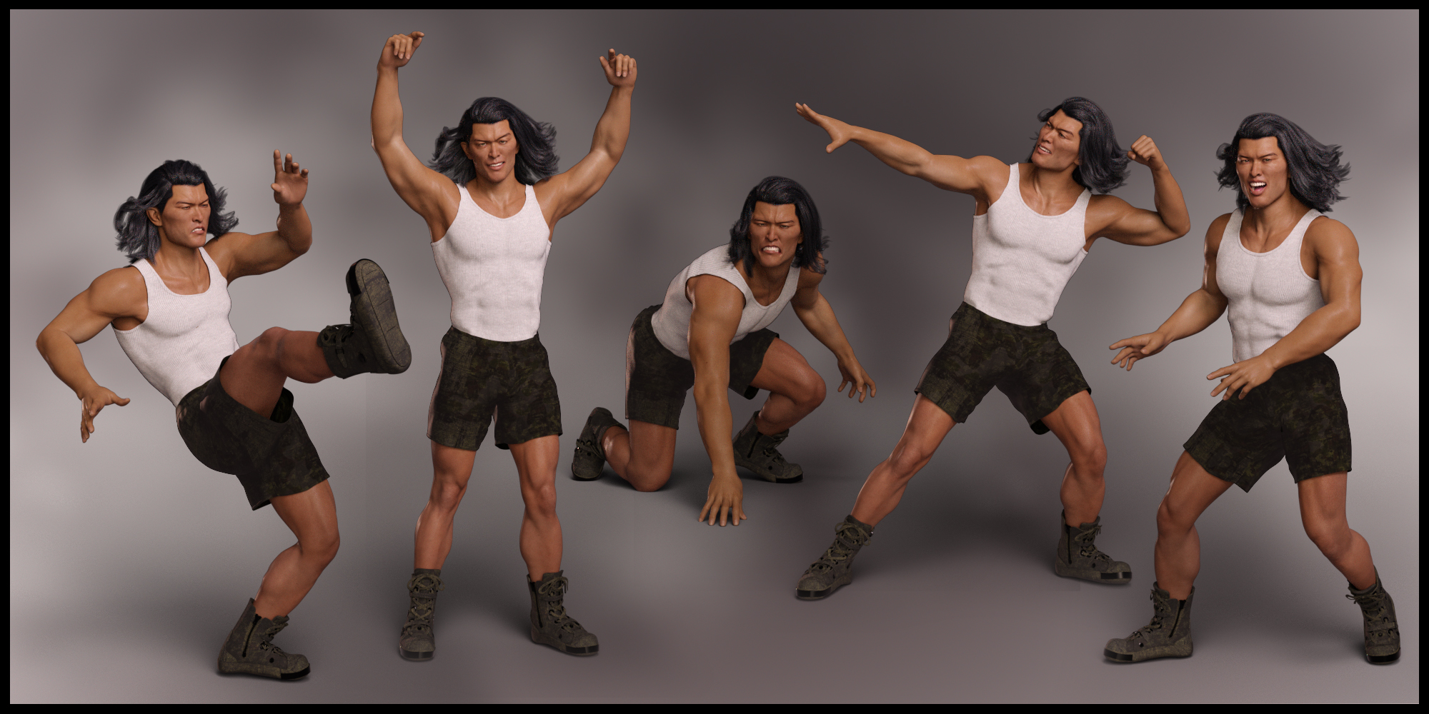 The Clincher for Kwan 8 and Genesis 8 Male by: lunchlady, 3D Models by Daz 3D