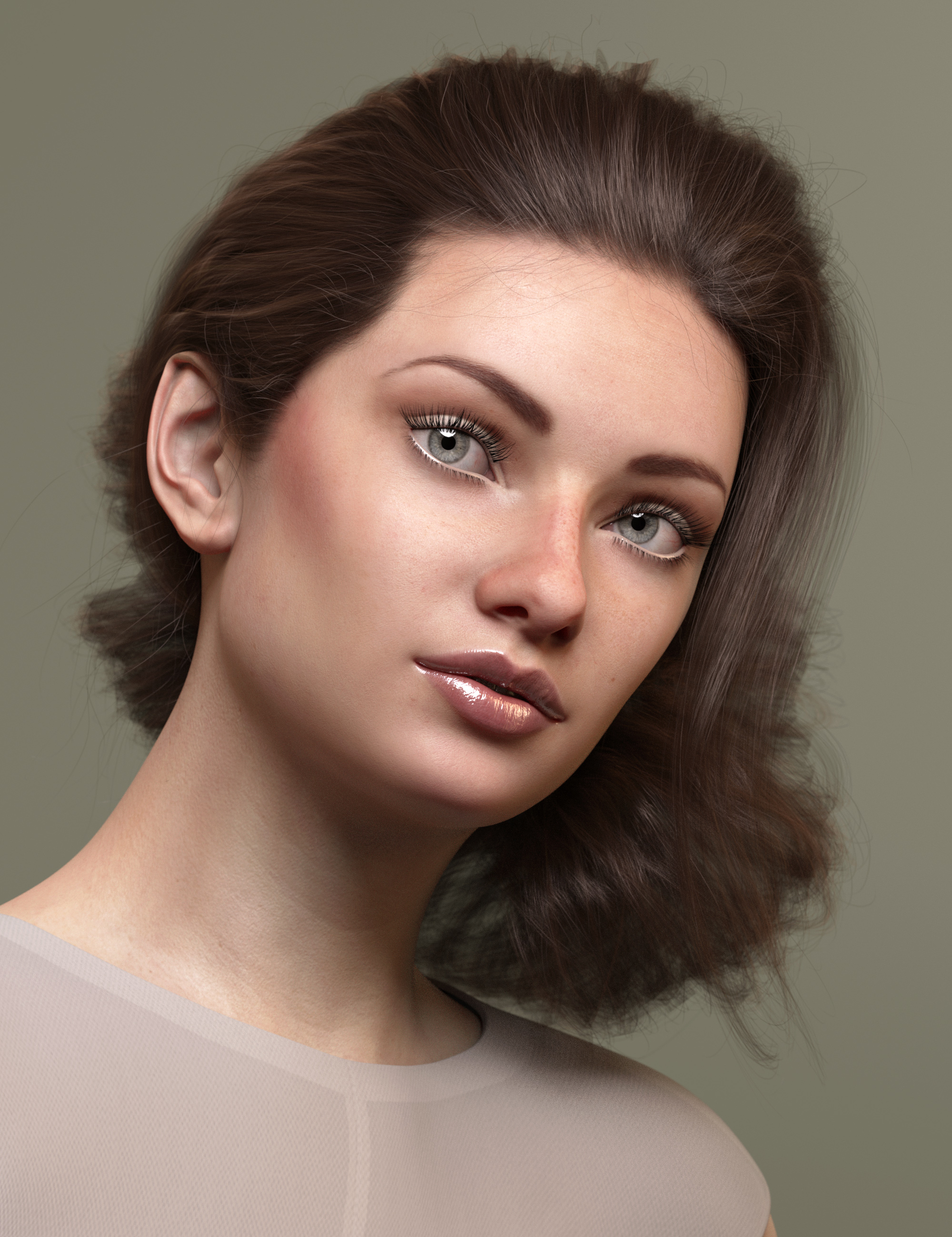 Low Updo Hair for Genesis 3 and 8 Female(s) by: outoftouch, 3D Models by Daz 3D