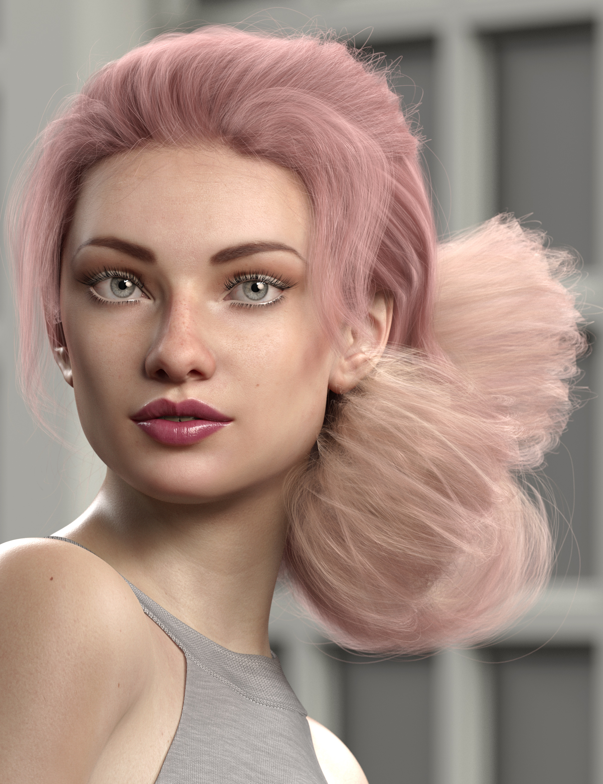 Texture Expansion for Low Updo Hair | Daz 3D