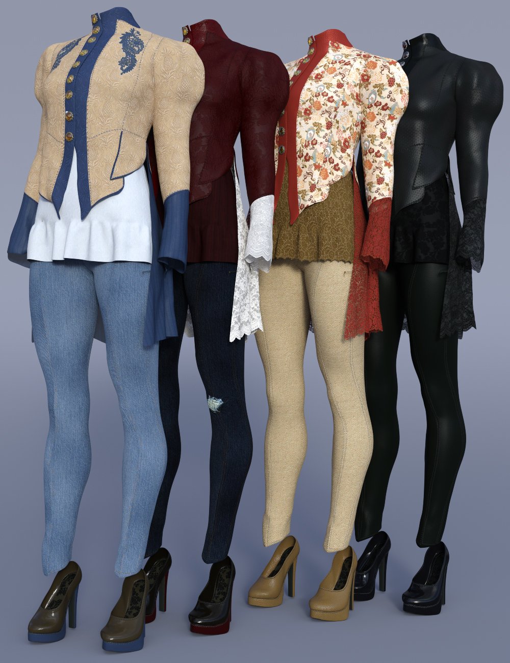 dForce Talietha Outfit Textures by: Anna Benjamin, 3D Models by Daz 3D