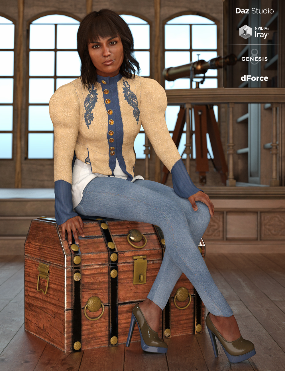 dForce Talietha Outfit Textures by: Anna Benjamin, 3D Models by Daz 3D