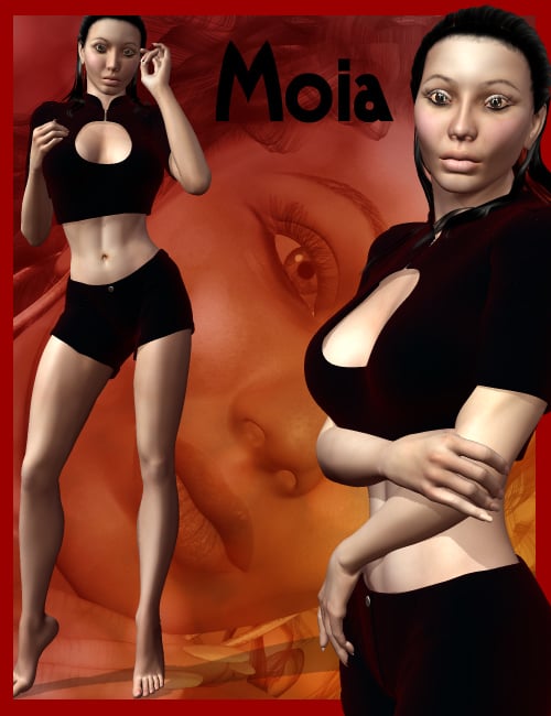 Moia for V4 and A4 by: Nathy Design, 3D Models by Daz 3D