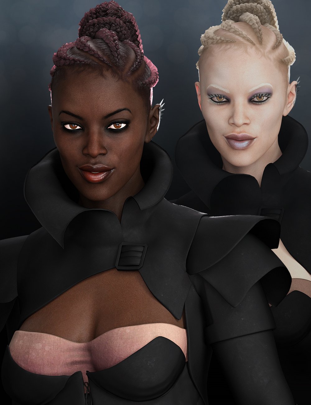 Masozi for Celani 8 for Genesis 3 and 8 Female by: Mstene, 3D Models by Daz 3D