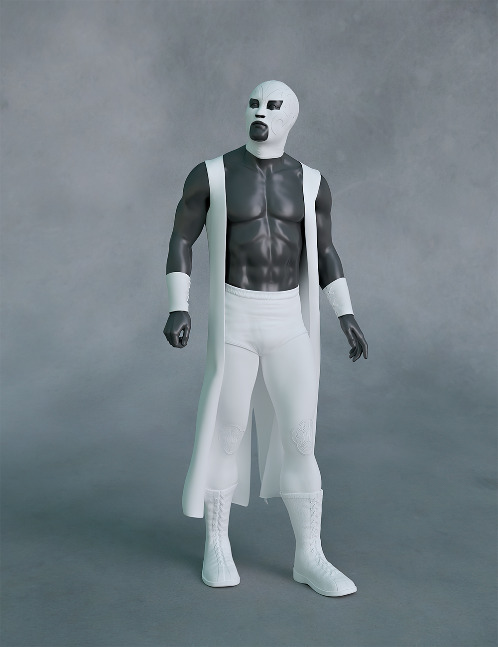 dForce Luchador Outfit for Genesis 8 Male(s) by: MadaMoonscape GraphicsSade, 3D Models by Daz 3D