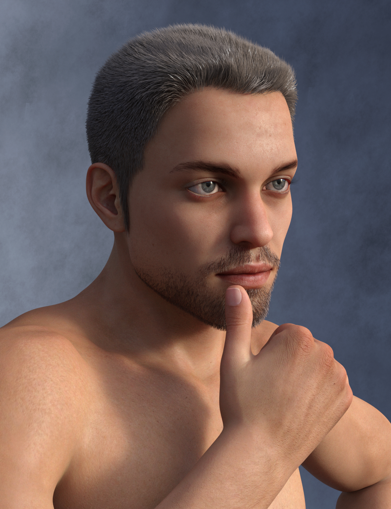 Harold and Hair for Genesis 8 Male Harold and Hair for Genesis 8 Male by: Vyusur, 3D Models by Daz 3D