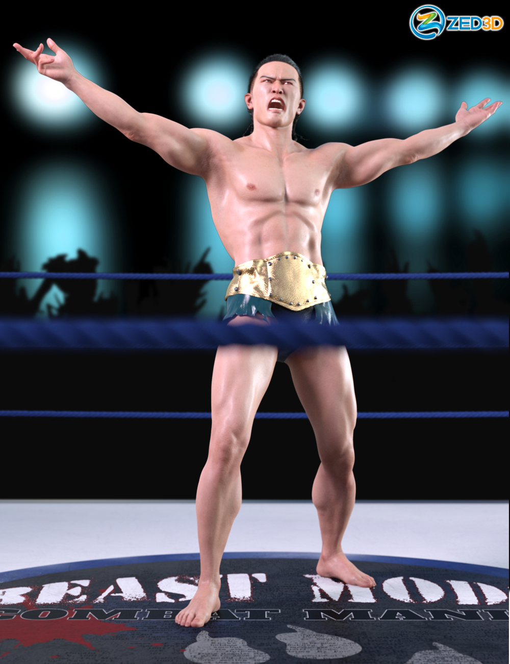Get In the Ring Wrestling Bundle | Daz 3D