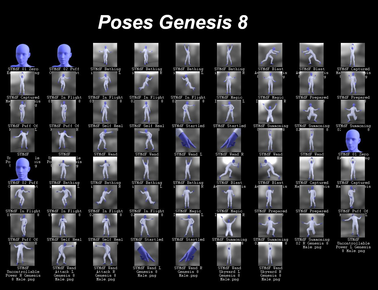 dForce SY Iray Magic for Genesis 8 by: Sickleyield, 3D Models by Daz 3D