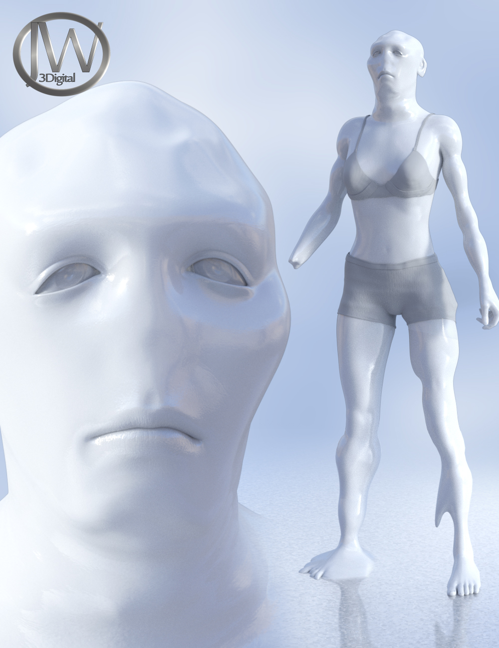 Shapeless Morphs for Genesis 8 Female by: JWolf, 3D Models by Daz 3D