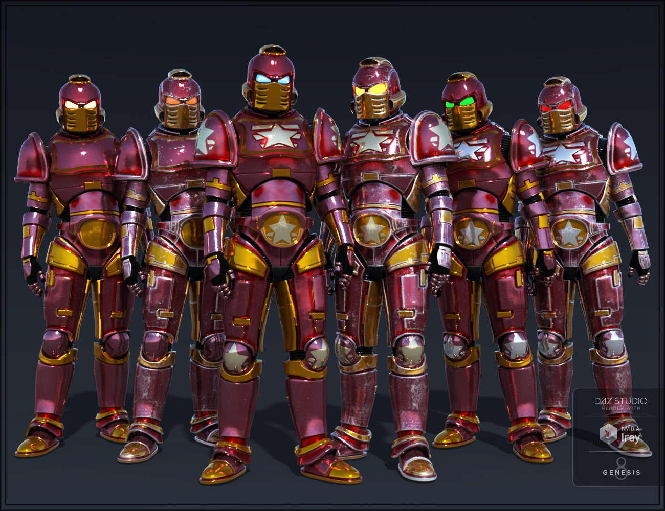 Crusher Armor for Genesis 8 Male(s) by: Trickster3DX, 3D Models by Daz 3D