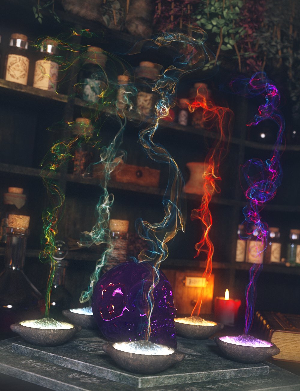 MMX Smoke Trails 2 for Iray by: Mattymanx, 3D Models by Daz 3D