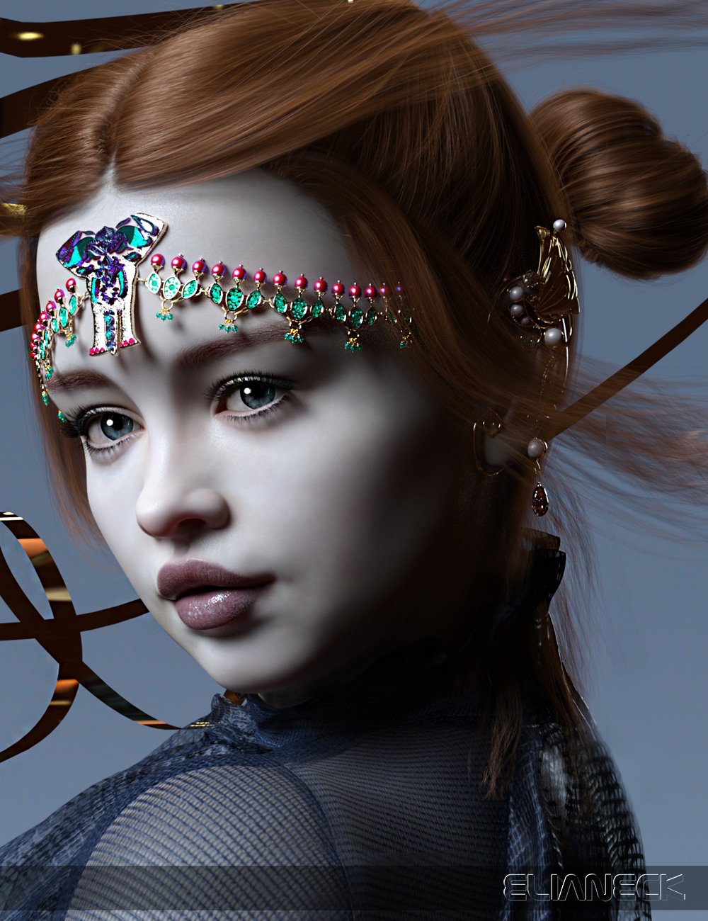 Branca for Genesis 8 Female by: Elianeck, 3D Models by Daz 3D