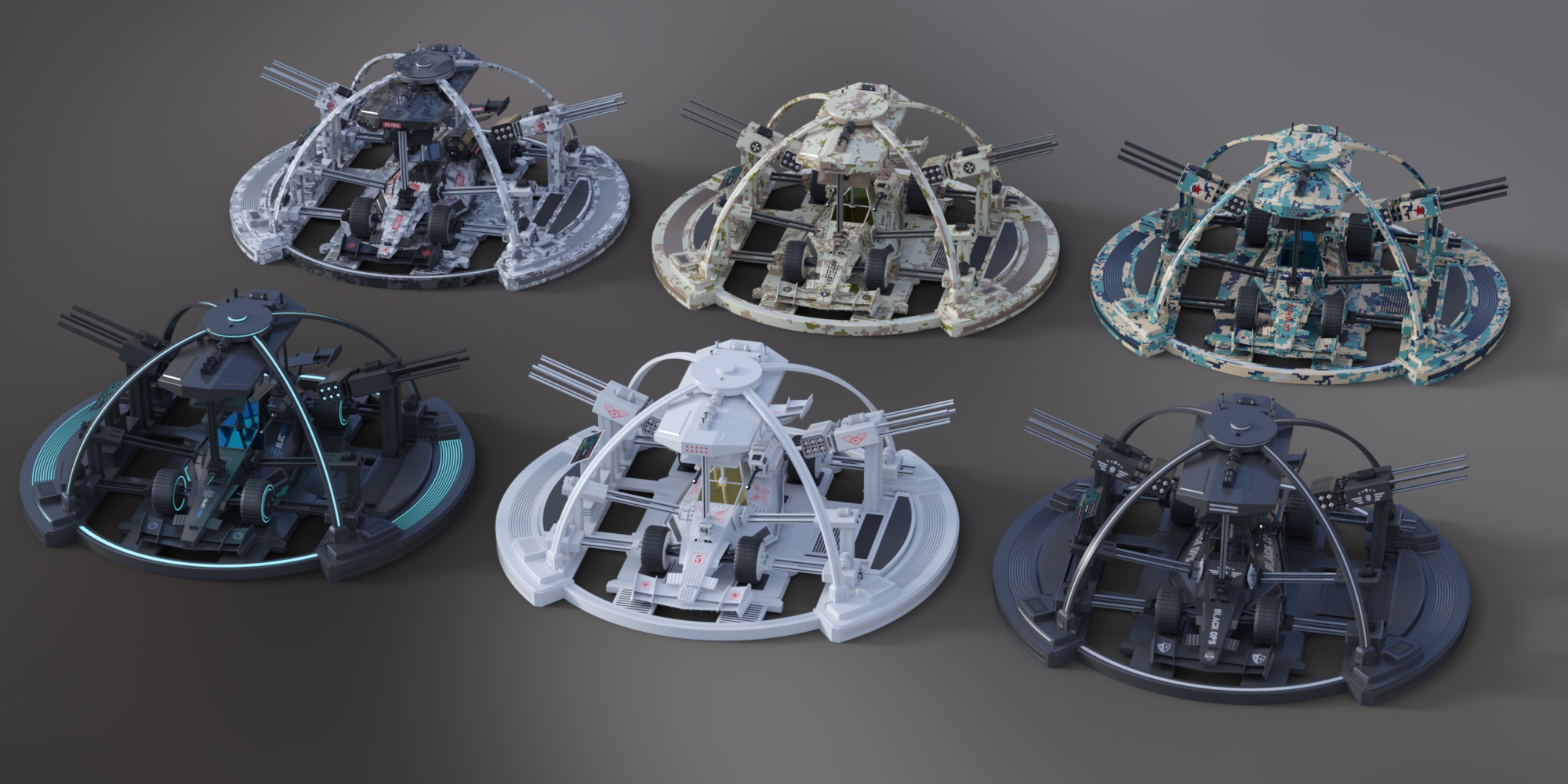 Electron Stealth Car Base Station: Dawn by: FToRi, 3D Models by Daz 3D