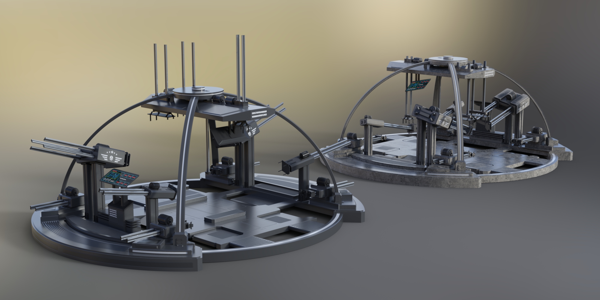 Electron Stealth Car Base Station: Dawn Electron Stealth Car Base Station: Dawn by: FToRi, 3D Models by Daz 3D