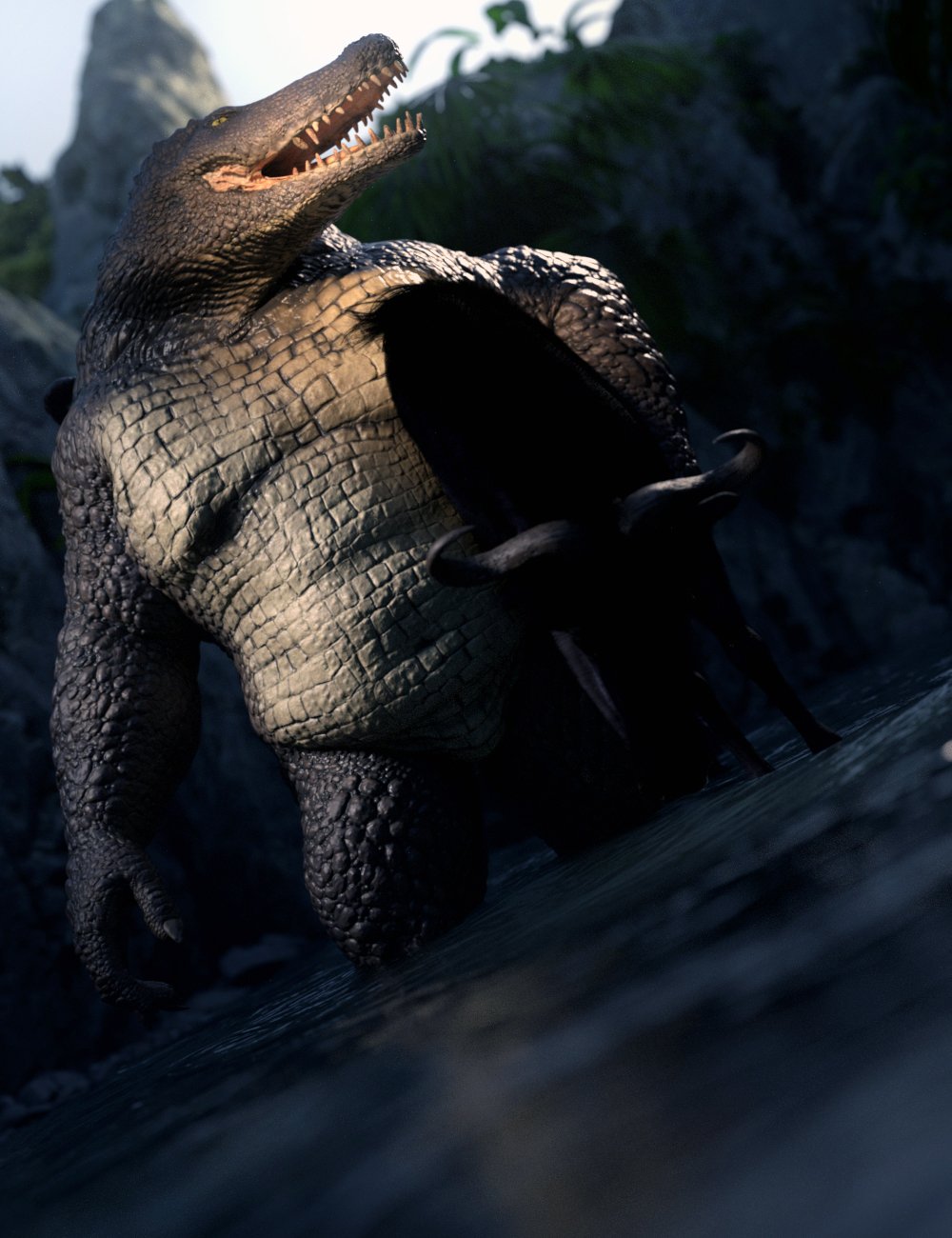 Sobek HD Crocodile for Genesis 8 Male Sobek HD Crocodile for Genesis 8 Male by: JoeQuick, 3D Models by Daz 3D