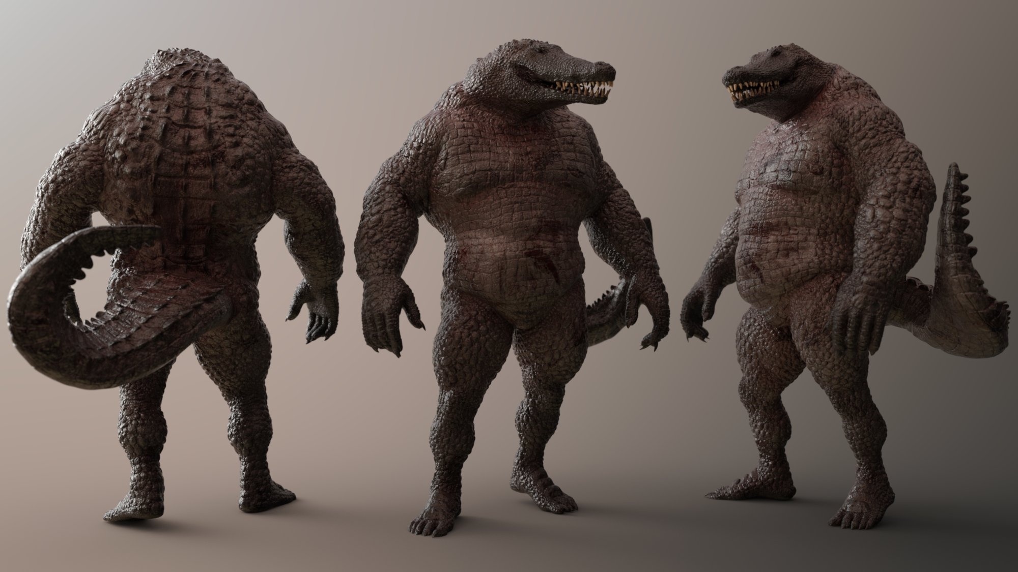 Sobek HD Crocodile for Genesis 8 Male by: JoeQuick, 3D Models by Daz 3D