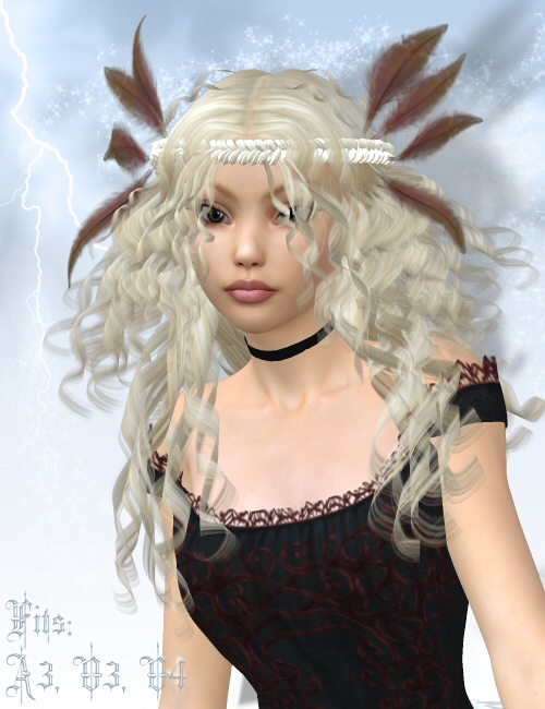 Angelina Hair Angelina Hair by: goldtasselSWAM, 3D Models by Daz 3D