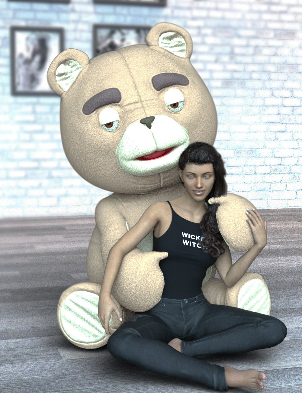 Dear Teddy Poses for Genesis 8 by: Muscleman, 3D Models by Daz 3D