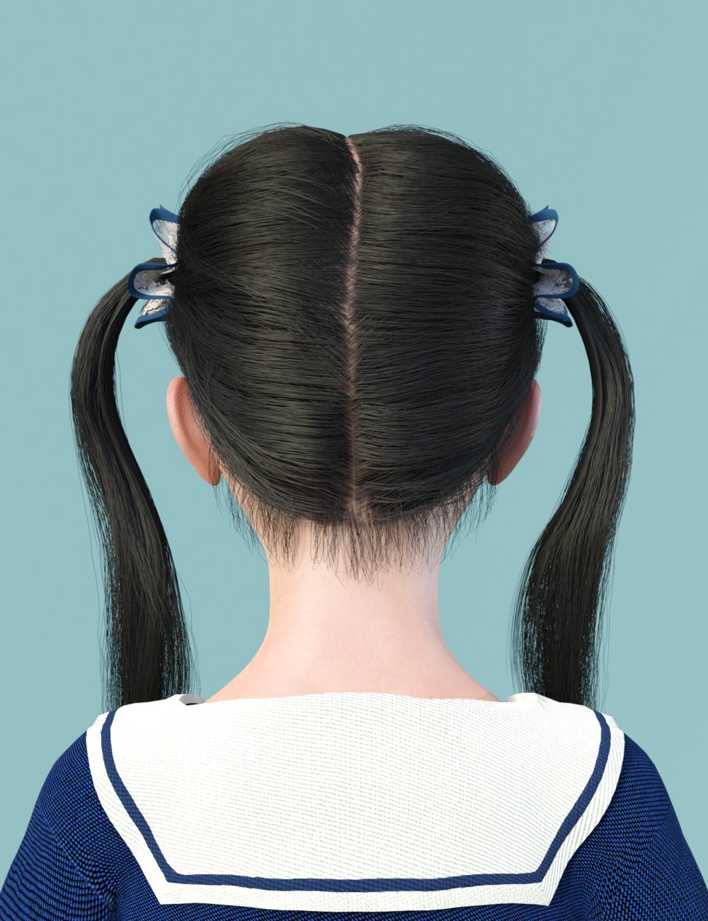 Lin dForce Hair for Genesis 8 Female(s)