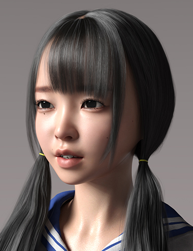 Xiao Yun and Expressions for Genesis 8 Female by: Goanna, 3D Models by Daz 3D