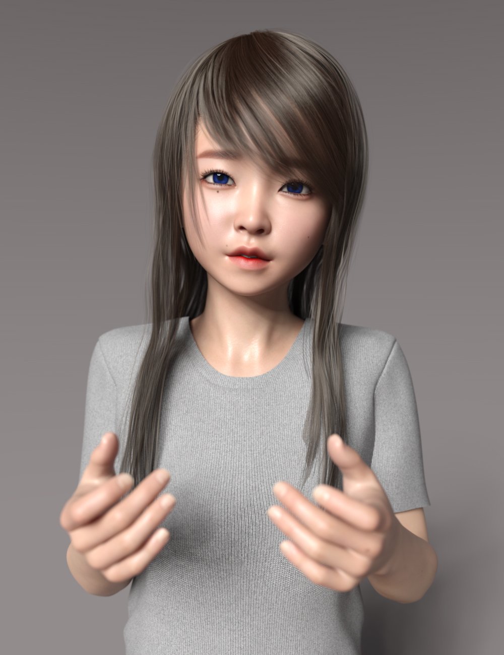 Xiao Yun and Expressions for Genesis 8 Female by: Goanna, 3D Models by Daz 3D