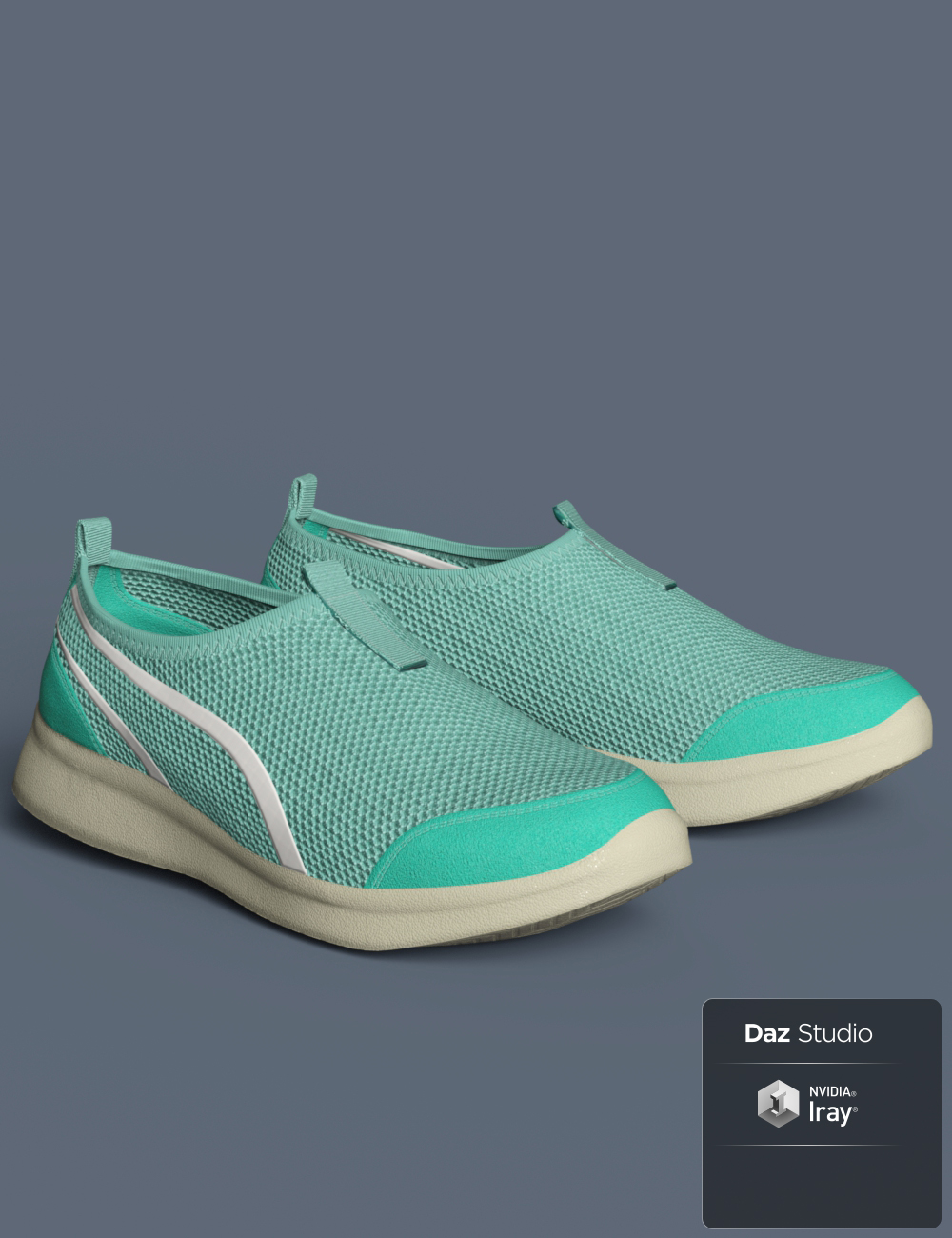 S3D Casual Sneakers for Genesis 8 Female(s) by: Slide3D, 3D Models by Daz 3D