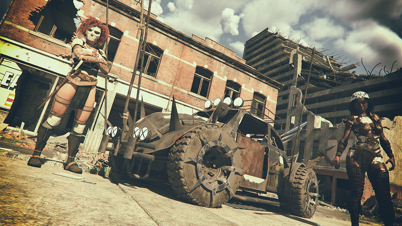 Post Apocalyptic Car Post Apocalyptic Car by: Mely3D, 3D Models by Daz 3D