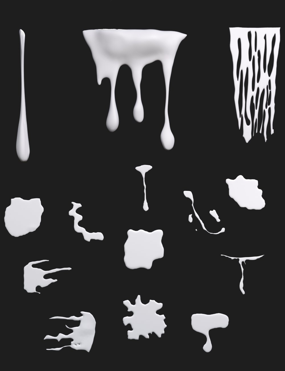 dForce Slime and Goo dForce Slime and Goo by: KindredArts, 3D Models by Daz 3D