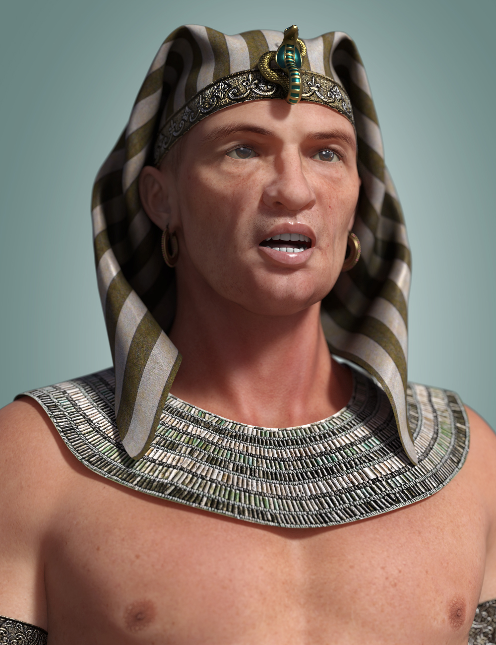 Deepsea Ramses HD for Genesis 3 and 8 Male | Daz 3D