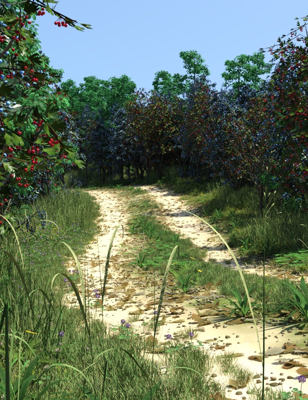 UltraScenery - Tangy Apple Orchard by: TangoAlpha, 3D Models by Daz 3D